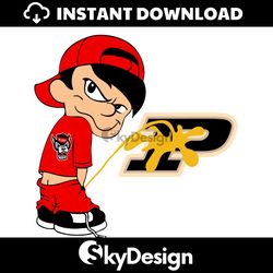 Funny Boy NC State Piss On Purdue Boilermakers SVG