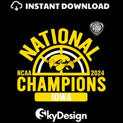 National Champions Iowa Hawkeyes NCAA SVG