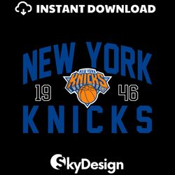 New York Knicks 1946 Basketball Team SVG
