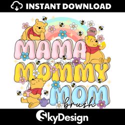 Mama Mommy Mom Brush Winnie The Pooh PNG