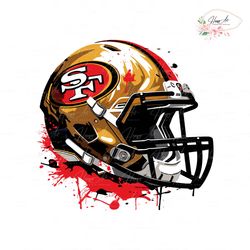 Vintage San Francisco 49ers Helmet SVG