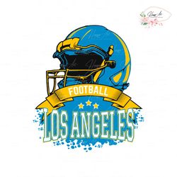 Vintage Los Angeles Football Helmet SVG