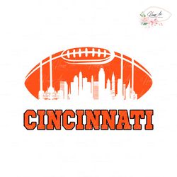 Cincinnati Bengals Football Skyline SVG Digital Download