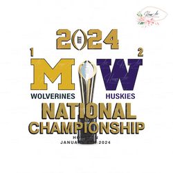 Wolverines Vs Huskies National Championship PNG