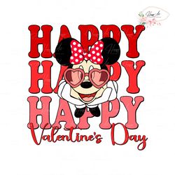 Happy Valentines Day Minnie SVG