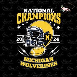 Michigan 2024 National Champion SVG