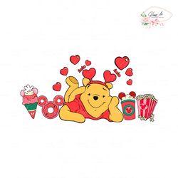 Disney Pooh Valentines Day Xoxo PNG