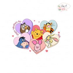 Happy Valentines Day Xoxo Winnie The Pooh PNG