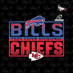 Kansas City Chiefs vs Buffalo Bills 2023 Super Divisional SVG