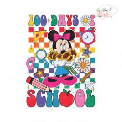 100 Days Of School Minnie Mouse SVG