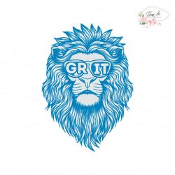 Grit Detroit Football Lion Glasses SVG