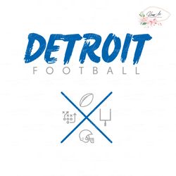 NFL Team Detroit Lions Football SVG