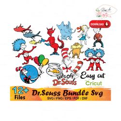 12+ Dr Seuss Cat In The Hat Svg Bundle