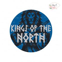 Detroit Football Kings of The North Viking Lion SVG