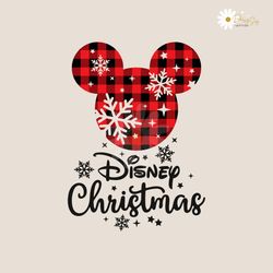 Disney Christmas Mouse Head SVG