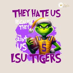LSU Tigers Hate Us Because They Aint Us PNG