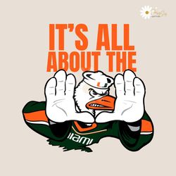 Its All About The Miami Hurricanes NCAA SVG