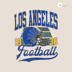 Retro Los Angeles NFL Football 1936 SVG