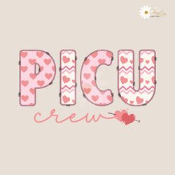 Picu Nurse Valentines Pediatric ICU SVG
