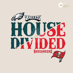 House Divided Philadelphia Eagles vs Buccaneers SVG