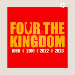 Four The Kingdom Kansas City Football SVG