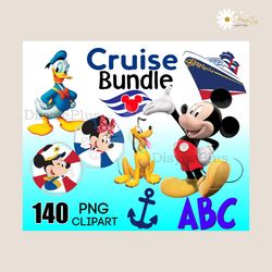 Mickey And Friends Cruise Bundle PNG