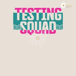 Retro Testing Squad Teacher Life PNG