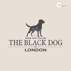Some Bar Called The Black Dog London SVG