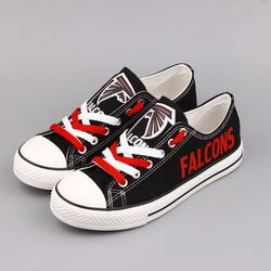 atlanta falcons limited print  football fans low top canvas shoes sport sneakers t-d741h