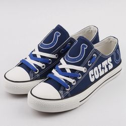 indianapolis colts limited print  football fans low top canvas shoes sport sneakers t-dj249l