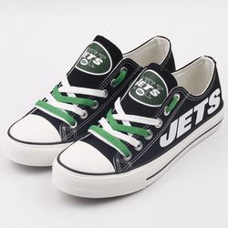 new york jets limited print  football fans low top canvas shoes sport sneakers t-dj127h
