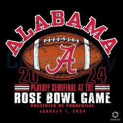 Alabama Football Playoff SVG Rose Bowl 2024 File