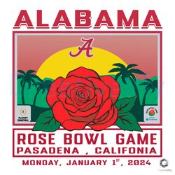 Alabama Rose Bowl Game SVG Sport Team File