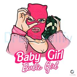 baby girl barbie girl png sublimation design