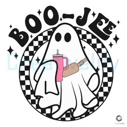 Boojee Coffee Ghost SVG Halloween Vibes Graphic File