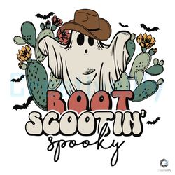 Boot Scootin Spooky Western SVG Halloween Vibes File