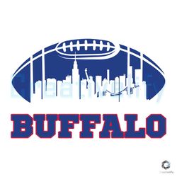 Buffalo Bills 1960 Skyline SVG Football Team File Digital