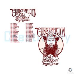 Chris Stapleton All American Road Show 2023 Tour SVG File