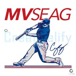 Corey Seager MVSEAG SVG Texas MVP World Series File
