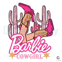 cowgirl barbie barbenheimer movie svg digital file