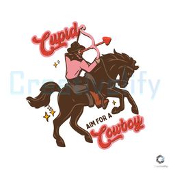 Cupids Aim For A Cowboy SVG Western Valentine File
