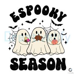 Cute Espooky Season SVG Conchas Ghost Cutting Digital File