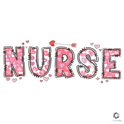 Cute Nurse Valentines Day PNG Love Emergency File Design