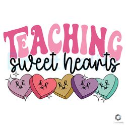 Cute Teaching Sweet Hearts SVG Valentines Day File
