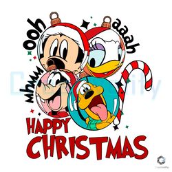 Disney Friends Christmas Balls SVG Merry Xmas File Design