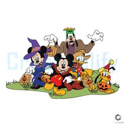 Disney Happy Halloween Svg Mickey And Friend Digital File