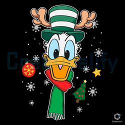 Donald Duck Christmas SVG Funny Merry Xmas Cutting File
