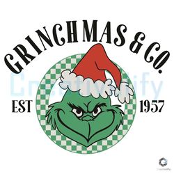 Free Grinchmas And Co Est 1975 SVG Merry Xmas Vintage File