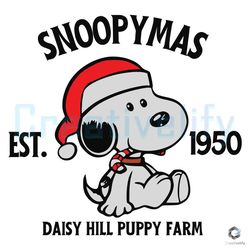 Free Snoopymas Est 1950 SVG Daisy Hill Puppy Farm File