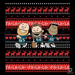 Funny Philadelphia Christmas SVG Football Player Team File